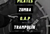 PILATES, ZUMBA, G.A.P, TRAMPOLIN…