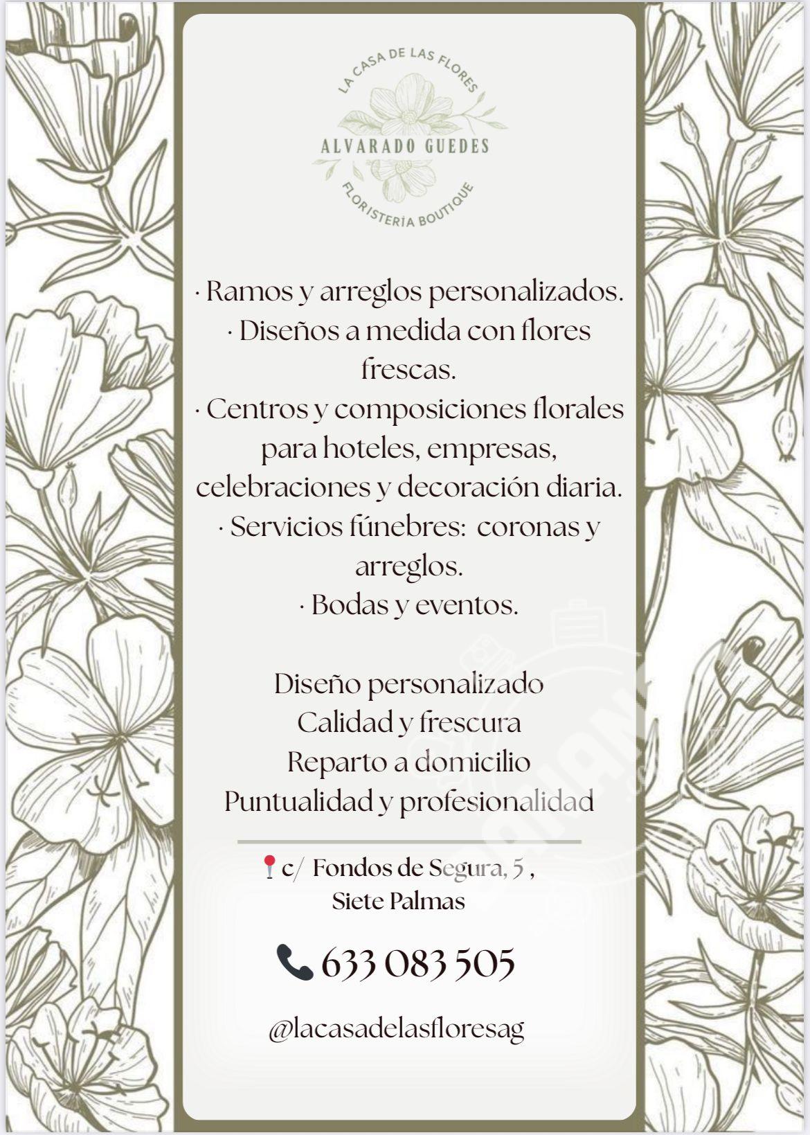 LA CASA DE LAS FLORES ALVARADO GUEDES